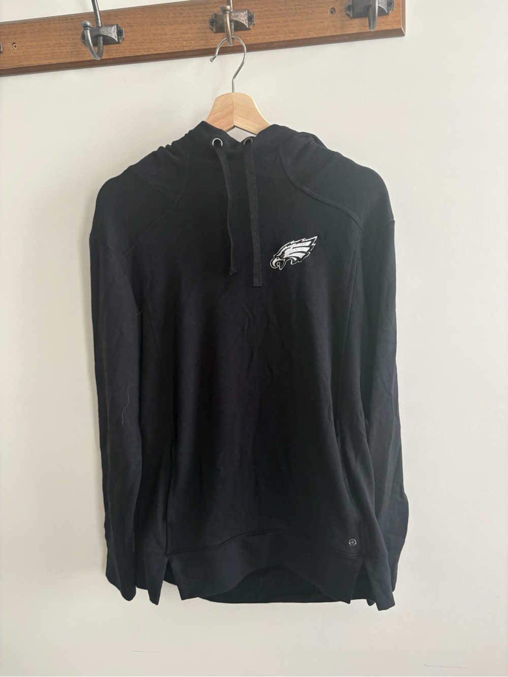 OGIO Black Hooded Pullover with White Logo
